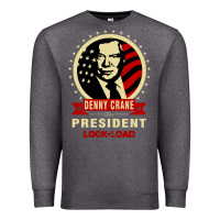 Charcoal Heather dennycranedennycranethepresidentlocknload   music Premium Sweatshirt - lanVoArt