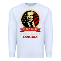 White dennycranedennycranethepresidentlocknload   music Premium Sweatshirt - lanVoArt