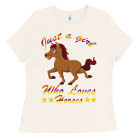 Bone Just a girl who loves horses Ladies Tee - Bettercallsaul