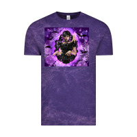 Cloud Purple gothic girl night Vintage Tee - TumblerDesignByShophia
