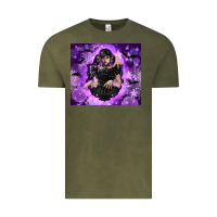 Vintage Olive gothic girl night Vintage Tee - TumblerDesignByShophia