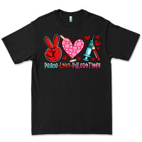 Black peace love phlebotomy Premium Tee - Artiststas