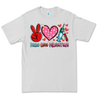 Dove Grey peace love phlebotomy Premium Tee - Artiststas