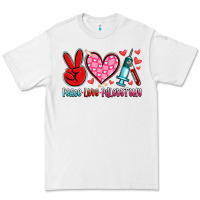 White peace love phlebotomy Premium Tee - Artiststas