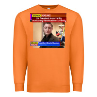 Carrot daniel larson monitoring the situation   vintage Premium Sweatshirt - lanVoArt