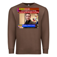 Chestnut daniel larson monitoring the situation   vintage Premium Sweatshirt - lanVoArt