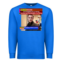 True Royal daniel larson monitoring the situation   vintage Premium Sweatshirt - lanVoArt