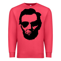 Cardinal cool abe lincoln with aviator sunglasses black Premium Sweatshirt - lanVoArt