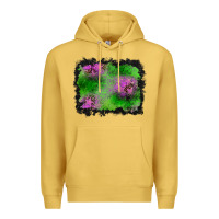 Antique Gold halloween spooky stars background Premium Hoodie - BundleAndBundleShop