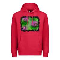 Cardinal halloween spooky stars background Premium Hoodie - BundleAndBundleShop