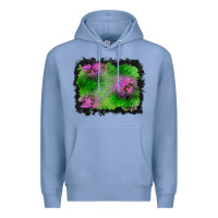 Colony Blue halloween spooky stars background Premium Hoodie - BundleAndBundleShop