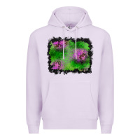 Lilac halloween spooky stars background Premium Hoodie - BundleAndBundleShop