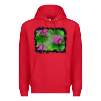 Red halloween spooky stars background Premium Hoodie - BundleAndBundleShop