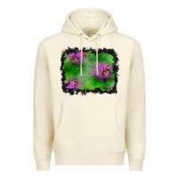 Sandshell halloween spooky stars background Premium Hoodie - BundleAndBundleShop