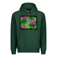 Sports Green halloween spooky stars background Premium Hoodie - BundleAndBundleShop