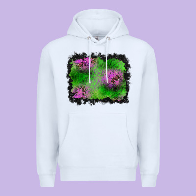 Halloween Spooky Stars Background Premium Hoodie Designed By Bundleandbundleshop