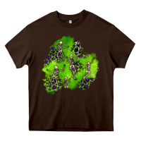 Chocolate Brown halloween patch 3 Heavy Core Tee - BundleAndBundleShop