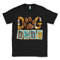 Black Dog Nana with Paw Classic Tee - texasbilliewilder