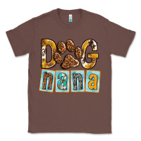 Chestnut Dog Nana with Paw Classic Tee - texasbilliewilder