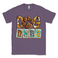 Lavender Dog Nana with Paw Classic Tee - texasbilliewilder