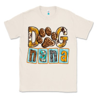 Natural Dog Nana with Paw Classic Tee - texasbilliewilder