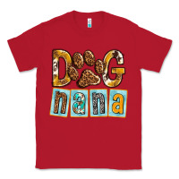 Red Dog Nana with Paw Classic Tee - texasbilliewilder