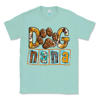 Seafoam Dog Nana with Paw Classic Tee - texasbilliewilder