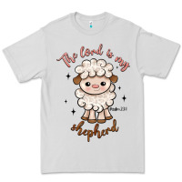 Dove Grey the lord is my shepherd Premium Tee - Artiststas
