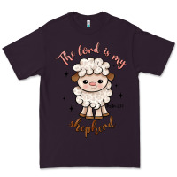 Plum the lord is my shepherd Premium Tee - Artiststas