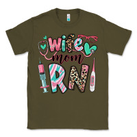 Army Green wife mom rn registered nurse Classic Tee - RanaPortraitStore