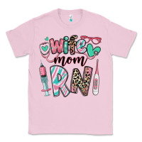 Bubblegum Pink wife mom rn registered nurse Classic Tee - RanaPortraitStore