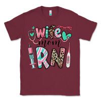 Burgundy wife mom rn registered nurse Classic Tee - RanaPortraitStore
