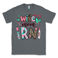 Charcoal Heather wife mom rn registered nurse Classic Tee - RanaPortraitStore