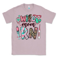 Lilac wife mom rn registered nurse Classic Tee - RanaPortraitStore