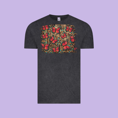 Easter Butterflies Background Vintage Tee Designed By Ranaportraitstore