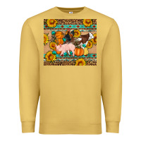 Antique Gold Fall Coop Animals Premium Sweatshirt - Artiststas