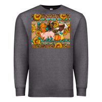 Charcoal Heather Fall Coop Animals Premium Sweatshirt - Artiststas