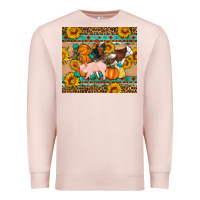 Pale Pink Fall Coop Animals Premium Sweatshirt - Artiststas