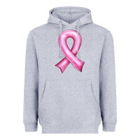 Heather Grey Balloon cancer ribbon Heavyweight Hoodie - Artiststas