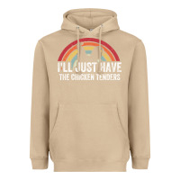 Mushroom I'll Just Have The Chicken Tenders Heavyweight Hoodie - lanVoArt