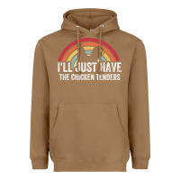 Toasted Coconut I'll Just Have The Chicken Tenders Heavyweight Hoodie - lanVoArt