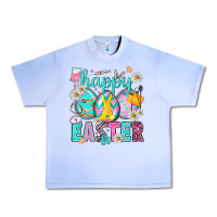 Grape Ice Happy Easter Egg Nurse Urban Heavy Tee - HowdyJamesFarm