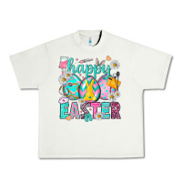 Pistachio Happy Easter Egg Nurse Urban Heavy Tee - HowdyJamesFarm