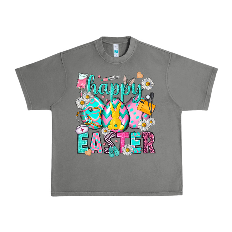 Happy Easter Egg Nurse Urban Heavy Tee by HowdyJamesFarm | Teevron