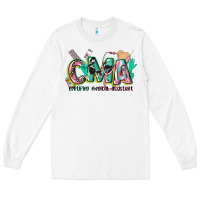 White certified medical assistant Long Sleeve Tee - CowGirlArtShop