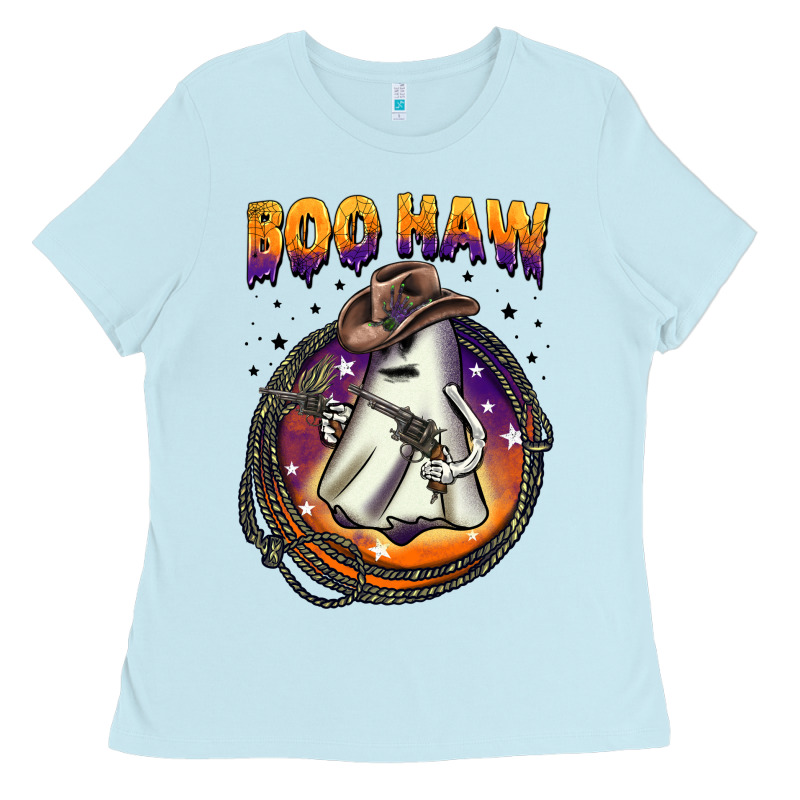 Boo Haw Ladies Tee by BarkalooDesign | Teevron