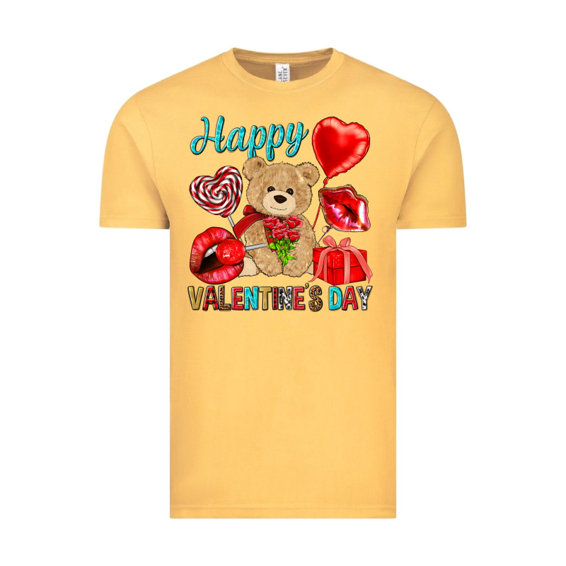 Happy Valentines Day Valentine's Day Vintage Tee by HowdyJamesFarm | Teevron