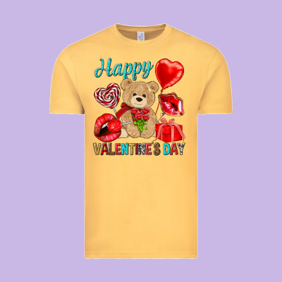 Happy Valentines Day Valentine's Day Vintage Tee Designed By Howdyjamesfarm
