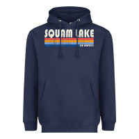 Vintage 70s 80s Style Squam Lake Nh Heavyweight Hoodie | Teevron