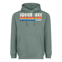 Sage Vintage 70S 80S Style Squam Lake Nh Heavyweight Hoodie - lanVoArt